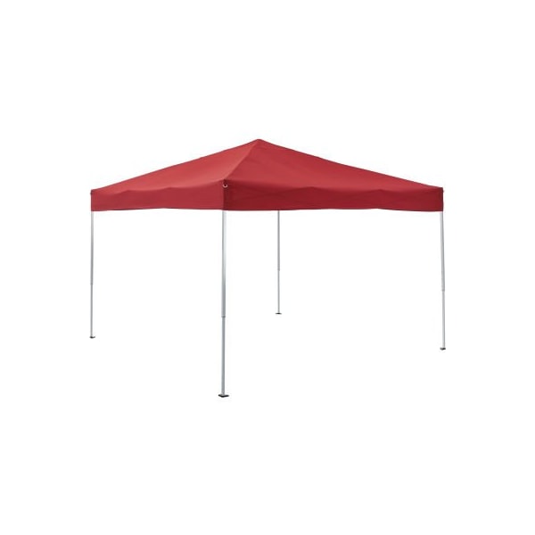Gec Global Industrial Portable Pop-Up Canopy Straight-Leg 10L x 10W x 101inH Red 602191RD - main